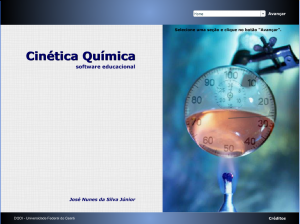 Menu principal do software.