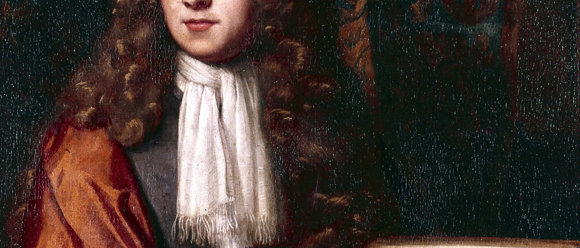 M0006615 Portrait of The Honourable Robert Boyle (1627 - 1691)
Credit: Wellcome Library, London. Wellcome Images
images@wellcome.ac.uk
http://wellcomeimages.org
Portrait of The Honourable Robert Boyle (1627 - 1691), Irish natural philosopher
Oil
By: KerseboomPublished:  - 

Copyrighted work available under Creative Commons Attribution only licence CC BY 4.0 http://creativecommons.org/licenses/by/4.0/