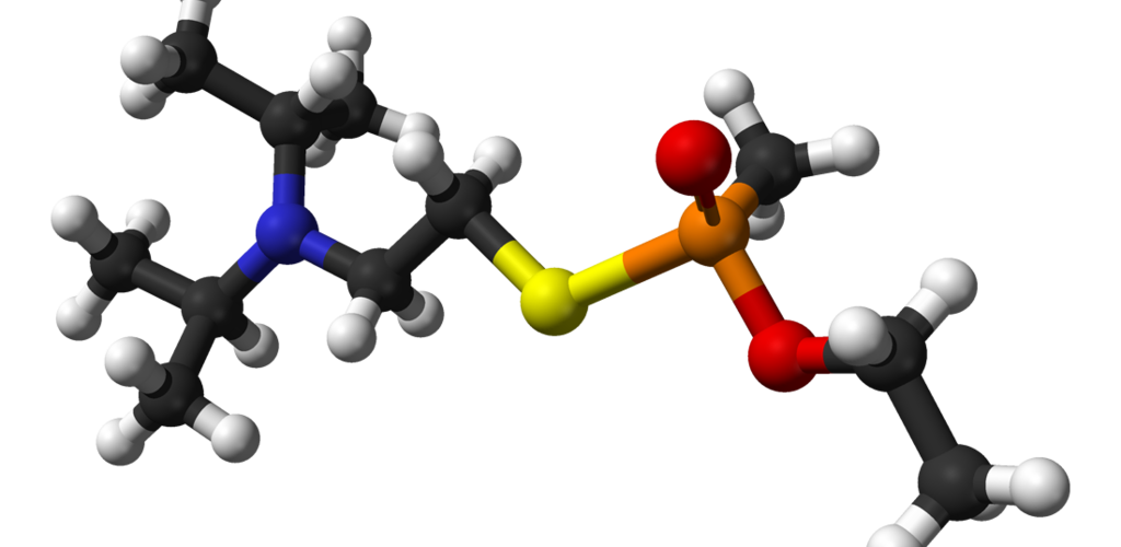 Imagem 1: Fórmula estrutural do VX. (FONTE: ChemSpider.)