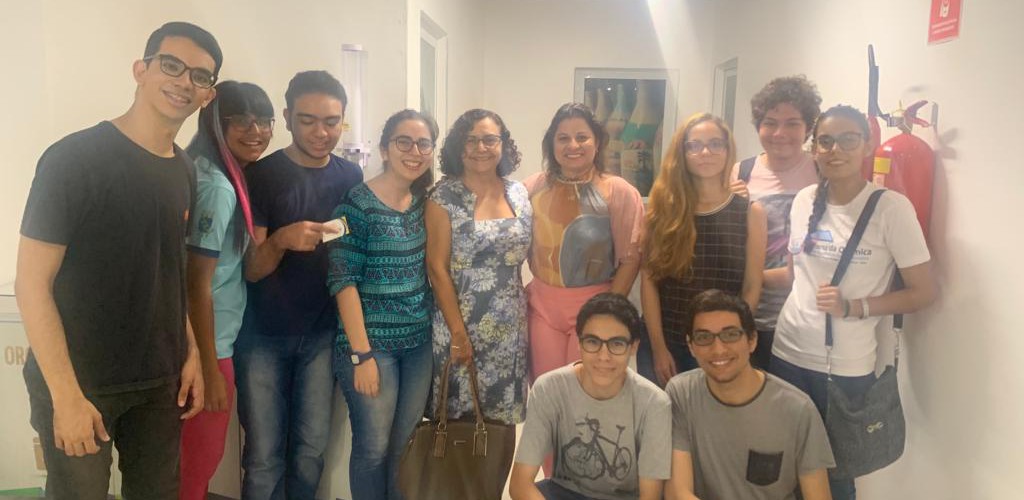 Registro da visita ao NEPEN