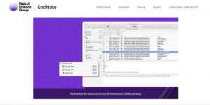 Figura 2: Reprodução/ EndNote https://endnote.com